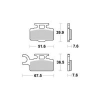 Brzdové destičky VESRAH VD440